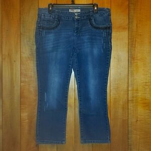 L.e.i. Ashley low-rise capris